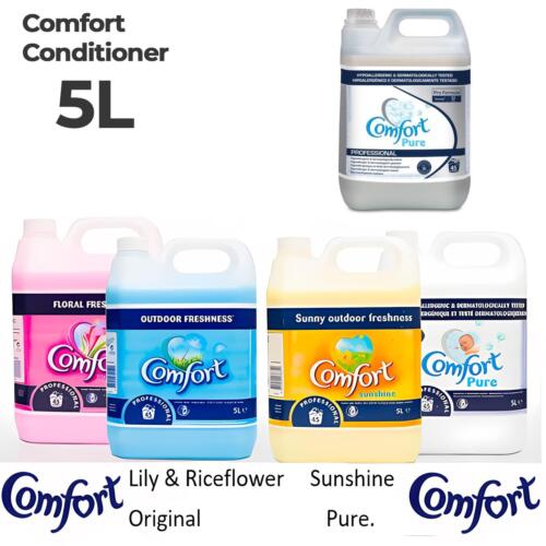 Comfort Concentrate Professional Fabric Softener Conditioner Range 5L