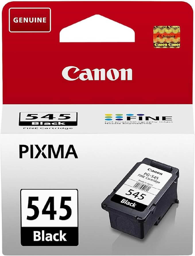 Canon Ink – PG-545 Genuine Black Printer Ink Cartridge – (1 x Cartridge) – Compatible with PIXMA TR, IP, MX, MG & TS